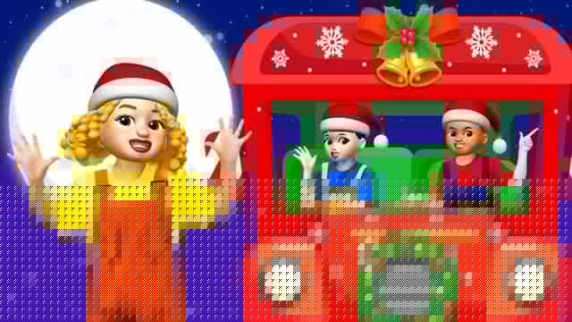 Dance Video | Bus wheels for Christmas! 🎄 | round round...🚌 img